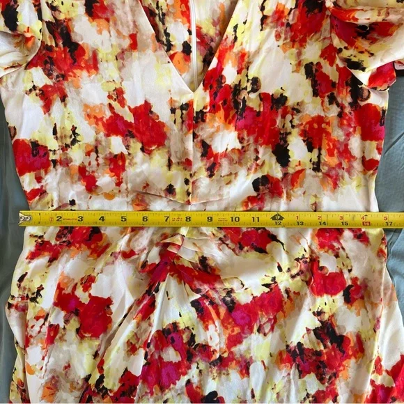 DKNY V Neck Maxi A Line Dress - Picture 16 of 16